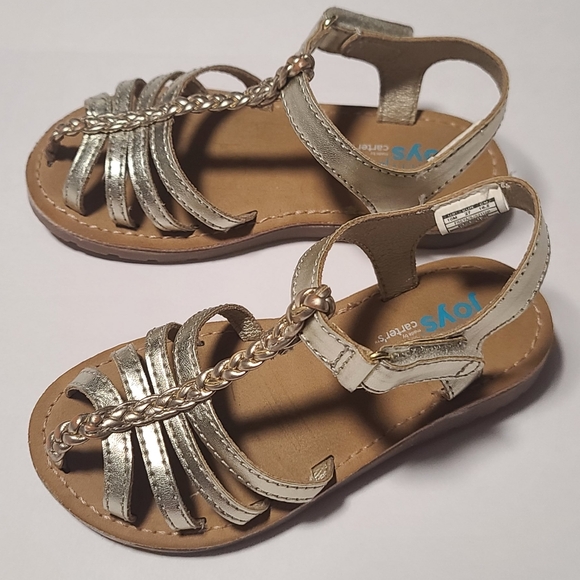 Boho Gladiator Toddler Girls Sandal, Size 10 - Picture 5 of 8